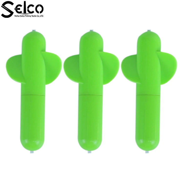 Selco New Design ABS 15g 20g 30g Green Inline Catfish Rig Float