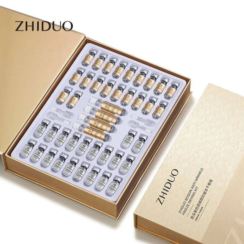 Wholesale Private Label ZHIDUO BOSEIN ANTI WRINKLE FREEZE DRYING KIT Set for Skin Care