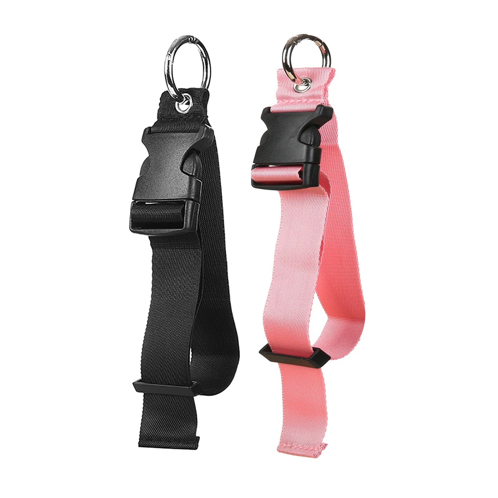 Portable Black Nylon Anti-theft Luggage with Suitcase Belt Gripper Gripper Adds Bag Tote Clip for Carrying