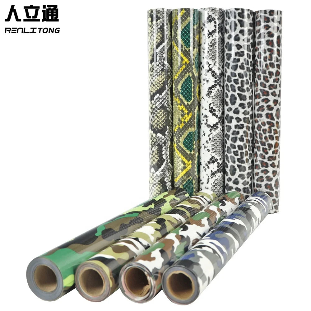 Renlitong Pattern  Wholesale Heat Transfer Vinyl Rolls Heat Press t Shirt Transfer Paper Bulk Iron on Letters Vinyl
