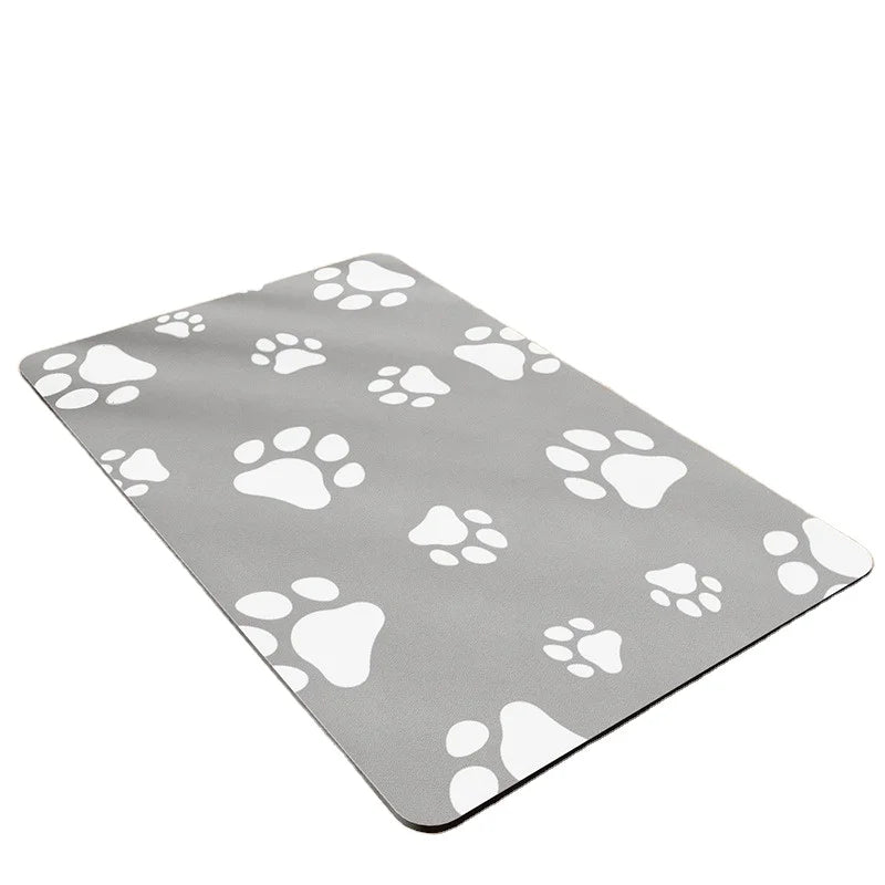 Kingtale Quick Dry Dog Water Dispenser Mat No Stains Pet Feeding Bowls & Feeders Accessories