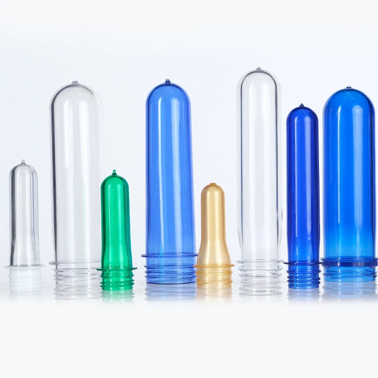 Custom 28Mm Pco 1881 1810 Tube 45 mm Clear Blue Preforms Plastic Transparent Pet Preform for Water Bottles