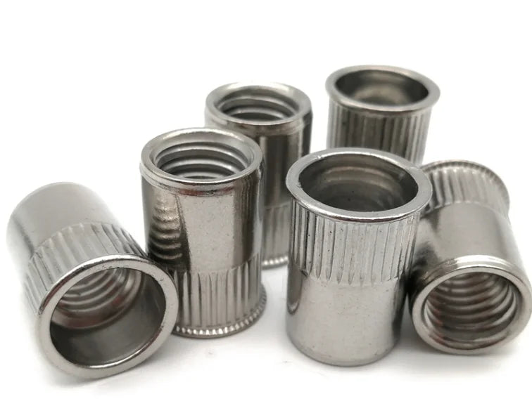 304 Stainless Steel M3-M12 Reduced Small Head Knurled Rivnuts Blind Rivet Nuts