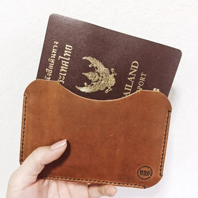 Personalized Passport Cover Luxury Passport Sleeve Slim Leather Passport Holders