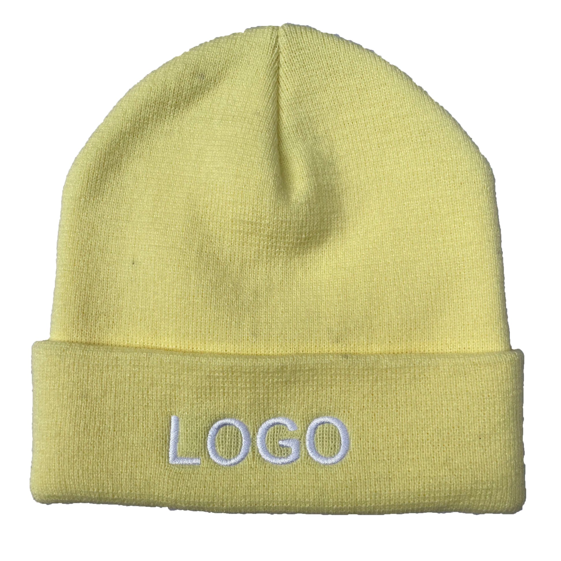 Winter Plain Unisex 250 Colors Cuffed Designer Knit Beanie Hats Embroidery Fisherman Acrylic Customize Beanies With Custom lo