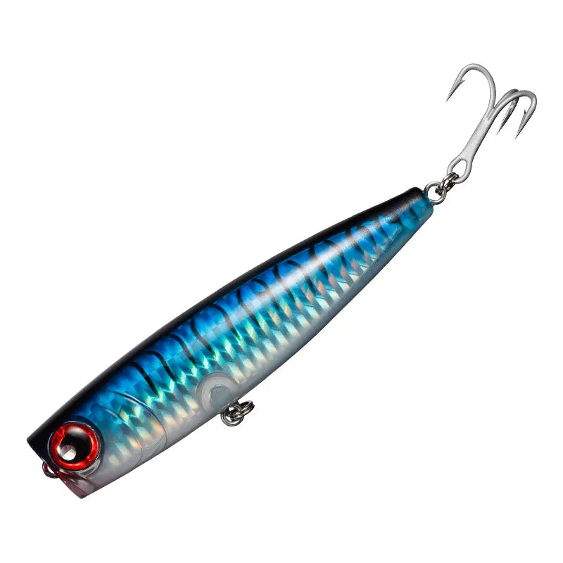 Noeby Fish Topwater Floating Popper Baits Plastic Bubble Pop Fishing Lure