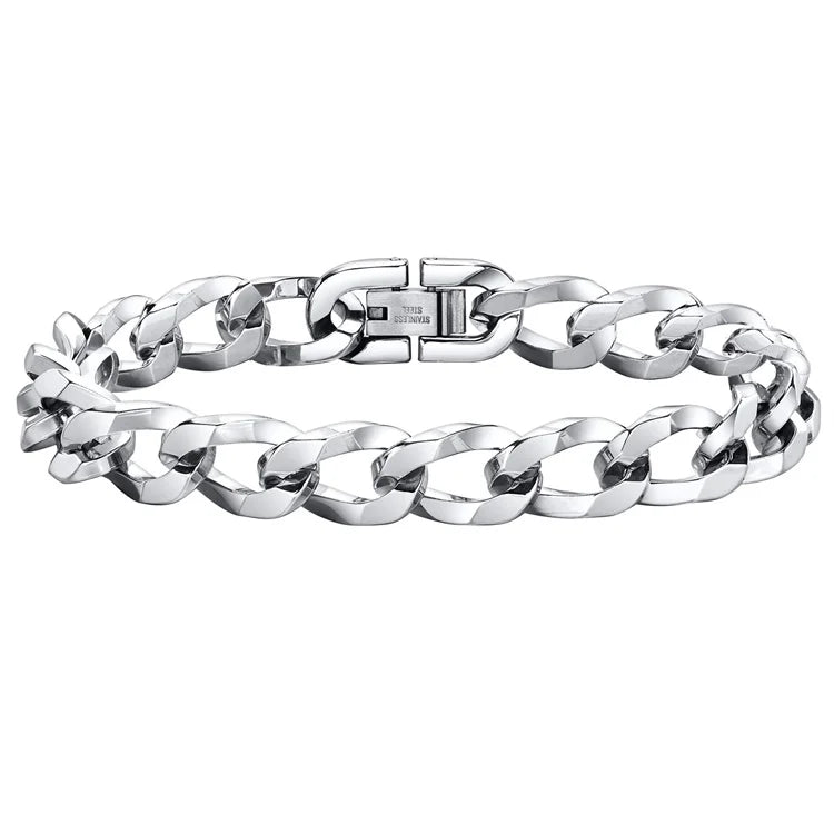 Hip Hop Minimalist Jewelry Accessories Punk Rock Stainless Steel Bracelets for Men