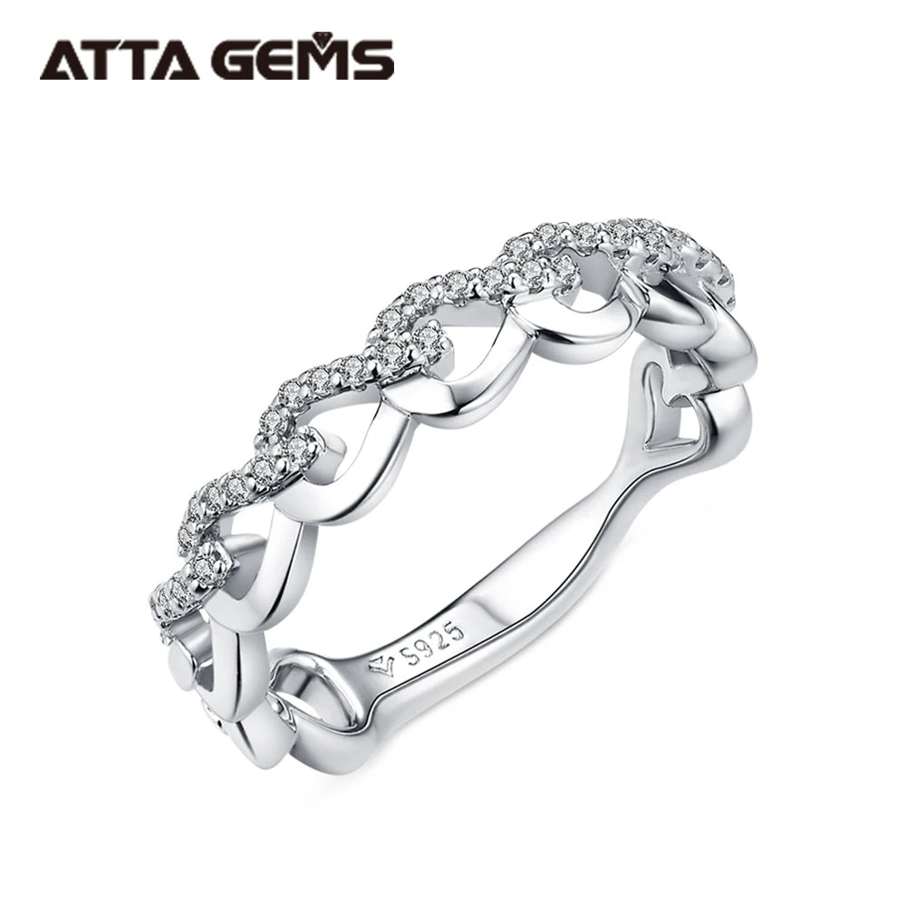 18k Gold Plated Ring D Color VVS Moissanite 925 Sterling Silver High Quality  Anniversary for Women Men