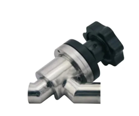GD GDQ Vacuum Stainless Steel Manual Pneumatic Y-type Angle Valve