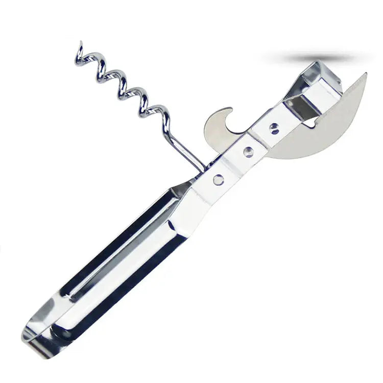 2024 New Zan Feng Eco-Friendly Stainless Steel Multi-Function Can Opener Tool for Beer Cola Beverage and Bottle Opener