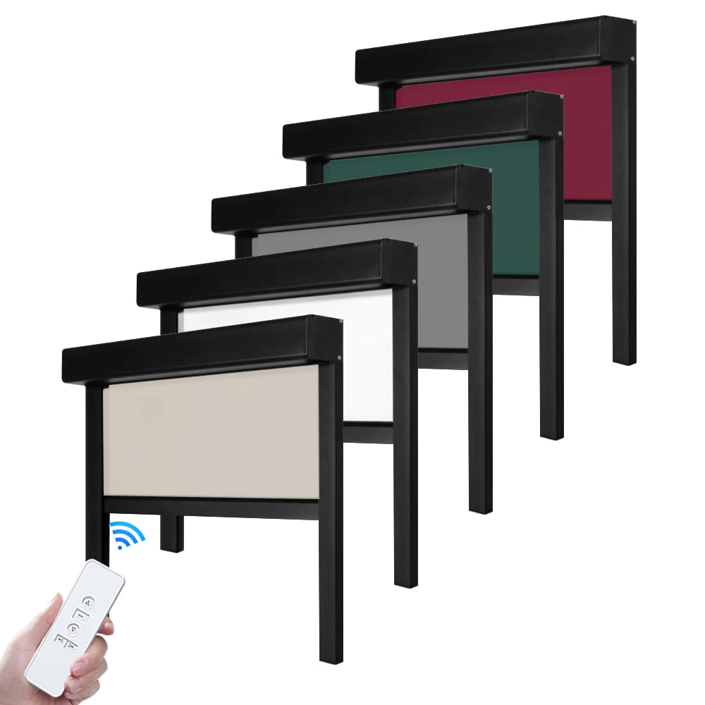 Customized Smart Automatic Outdoor Aluminium Waterproof Zip Screen Track Roller Blind Shade
