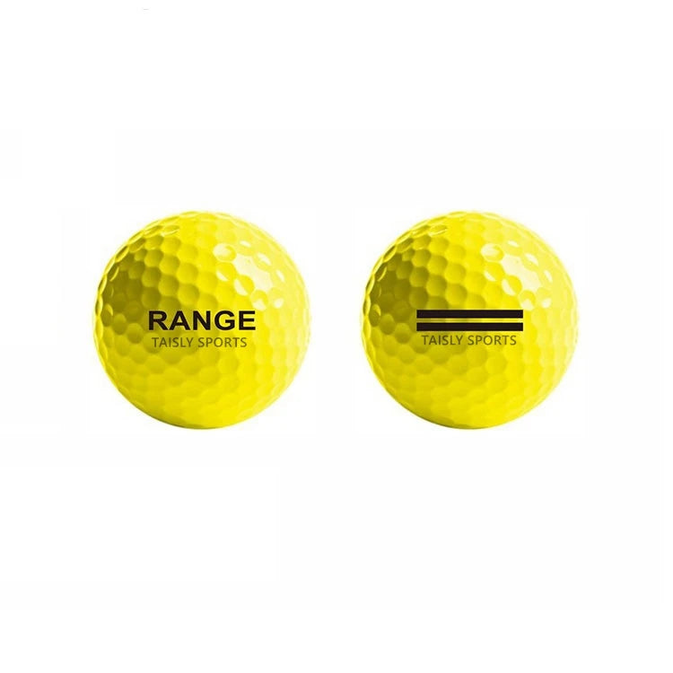 Branded Premium Yellow Golf Balls Practice Driving Range Ball