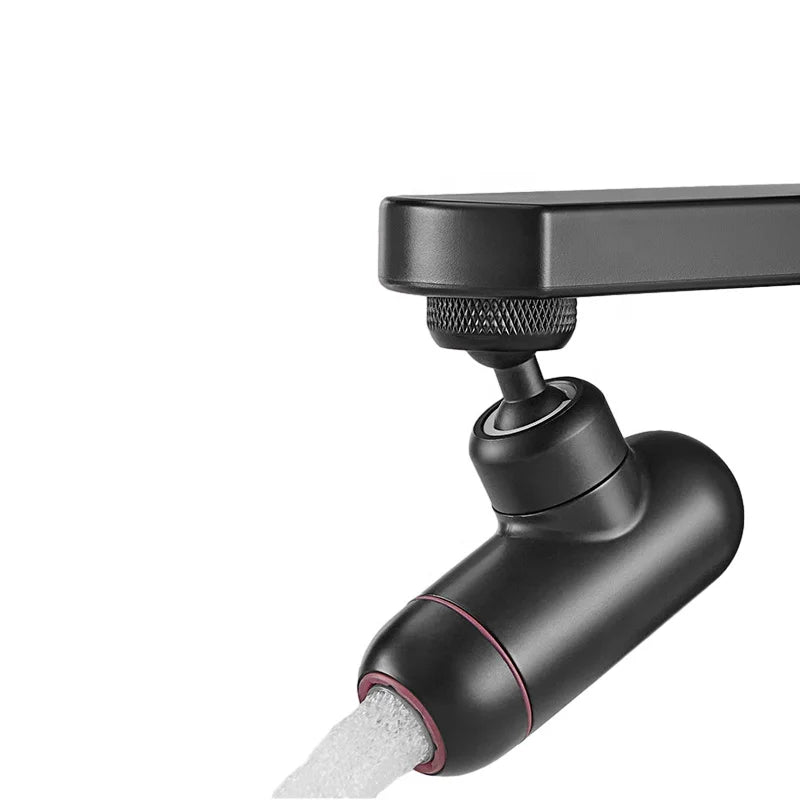 Modern Single-Hole Bathroom Sink Faucet Universal Swivel 1080° Rotating ABS Extender Swivel Aerator for Kitchen Washbasin