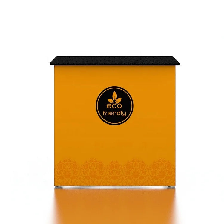 Custom Design Printed Aluminum Frame Podium Advertising Events Promotion Tables Portable Trade Show Booth Pop up Display Coun