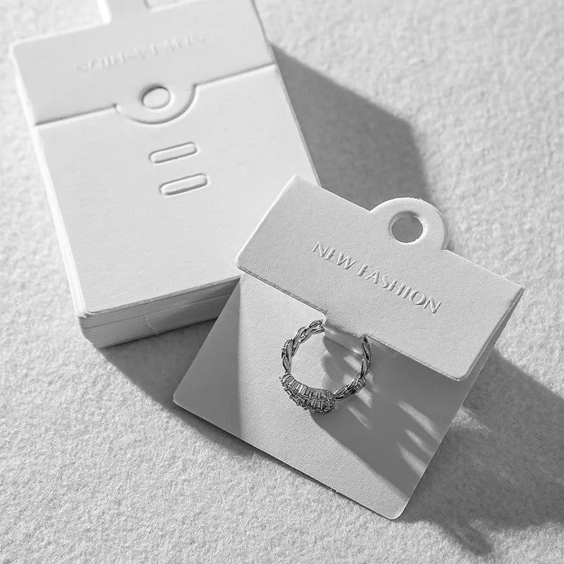 Eco-Friendly Custom Cardboard Paper Earring Card Jewelry Necklace Display Storage Packaging Card