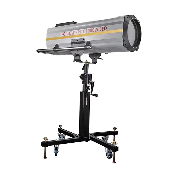 Wedding 1000W Roygbw Color Zoom Aluminum Alloy Led Follow Spot Light