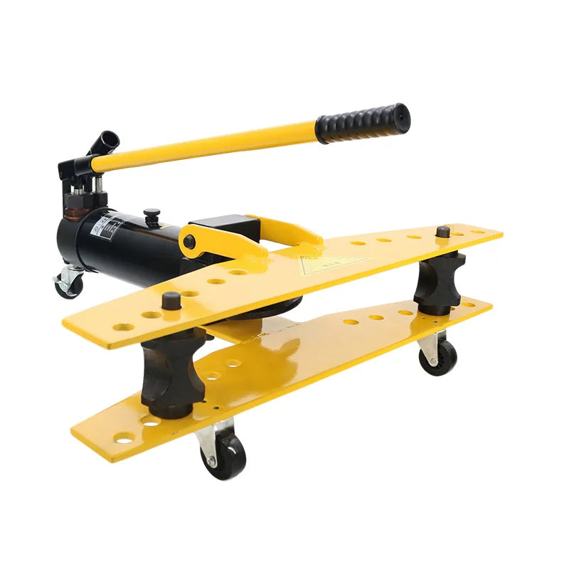 SWG-3 Hand Pipe Bender Tube Bending Machine with Wheels for Pipes 1/ -3 Inches