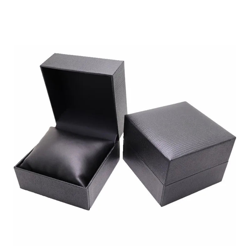LAIHE Luxury Single PU Leather Watch Display Box Custom Wholesale Watch Gift Boxes