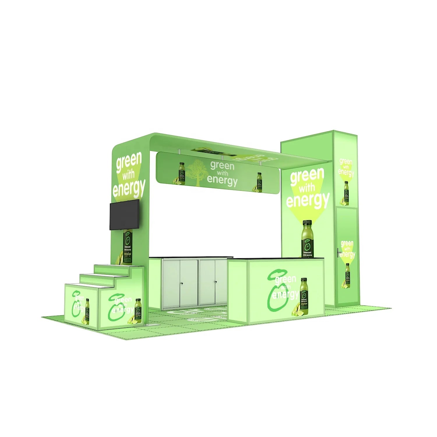 New Design Custom Expo Stand Light Box Tradeshow SEG Lightbox Storage Room Advertising Trade Show Display Booth Exhibition