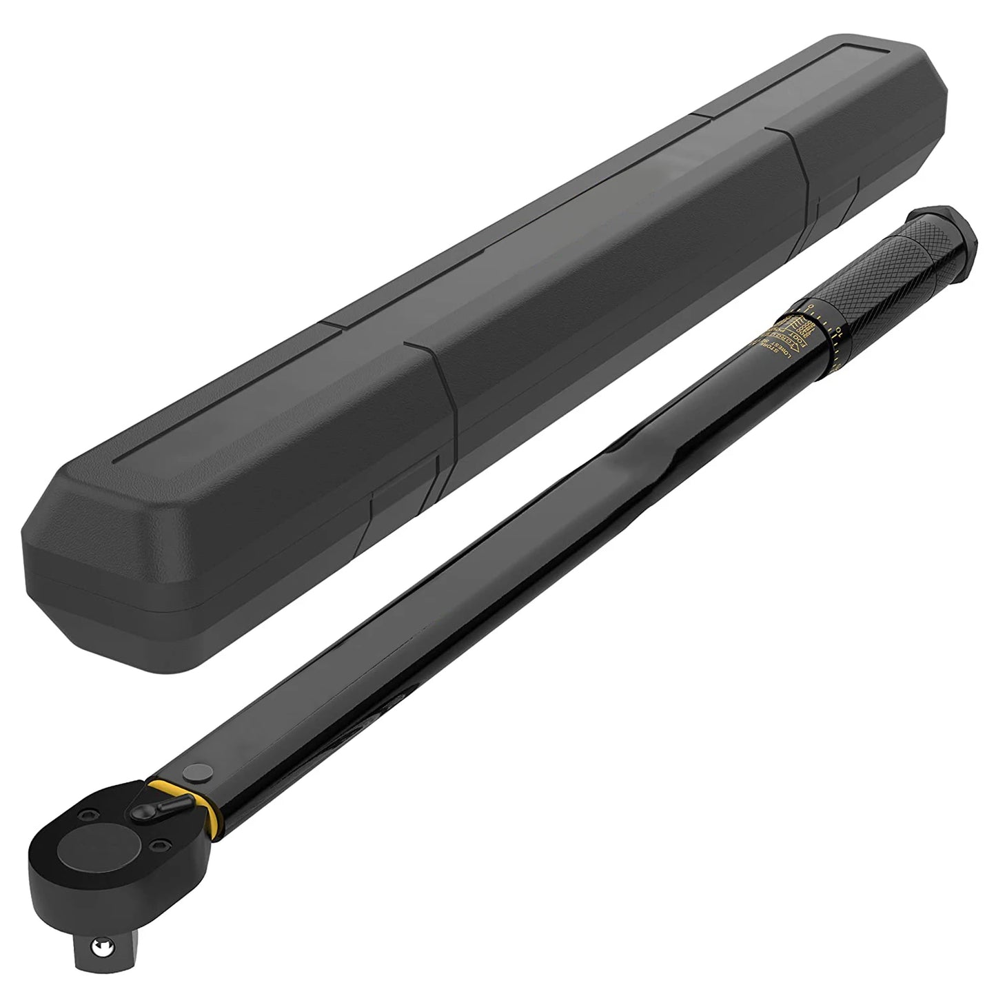 YUHANG 3/4-Inch Carbon Steel Drive Click Torque Wrench 30~300 Ft-Lb / 40.7~406.8 Nm DIY OEM Customizable