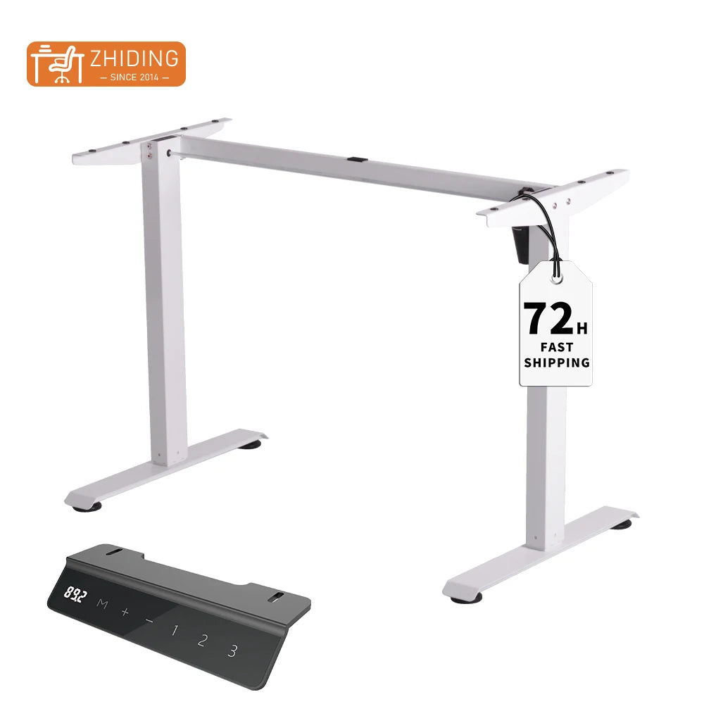 Fast Shipping Low MOQ Single Motor Ergonomic Standing Desk Electric Sit Stand Desk Height Adjustable Desk Mechanism