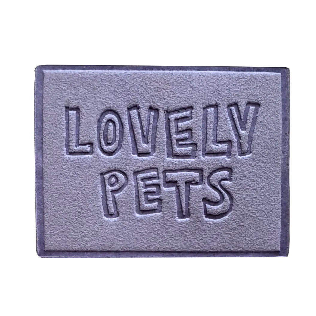 Manufacturer Clothing Label Suede Leather Square Embroidery Embossed Logo Patches for Overcoat Sewing
