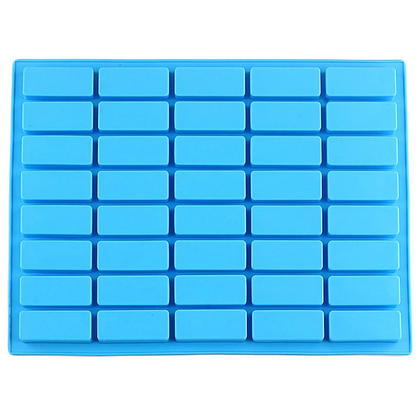 2528 Silicone 40 Long Strip Ice Tray Chocolate Diy Cake Ice Cube Biscuit Pastry Baking Mold 152