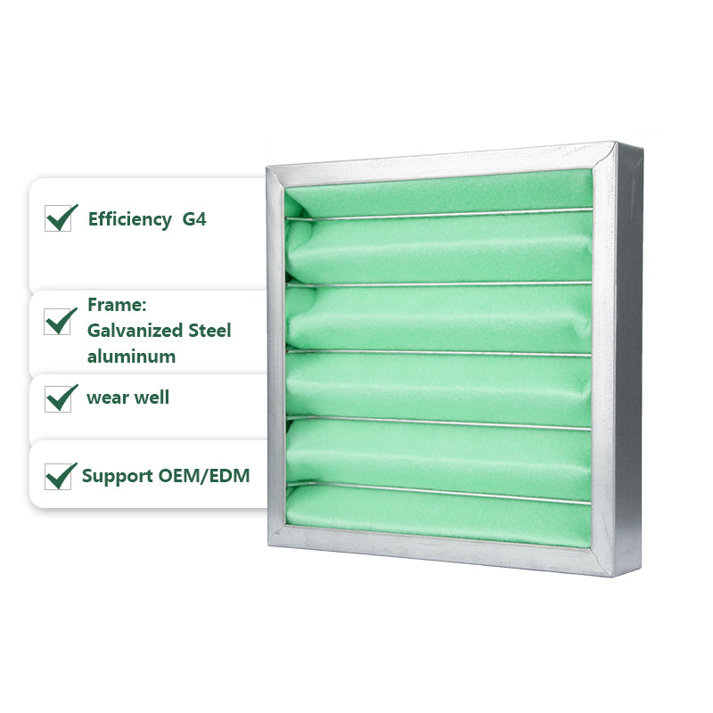 AHU HVAC AC Furnace Merv 8 G4 Pre Air Filter Replacement for Air Condition Ventilation System