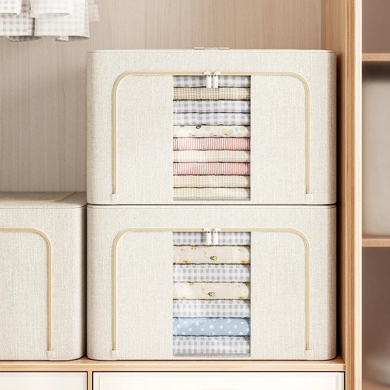 Custom Washable  Multipurpose Storage Box Foldable Storage Box With Lid Home Storage Box