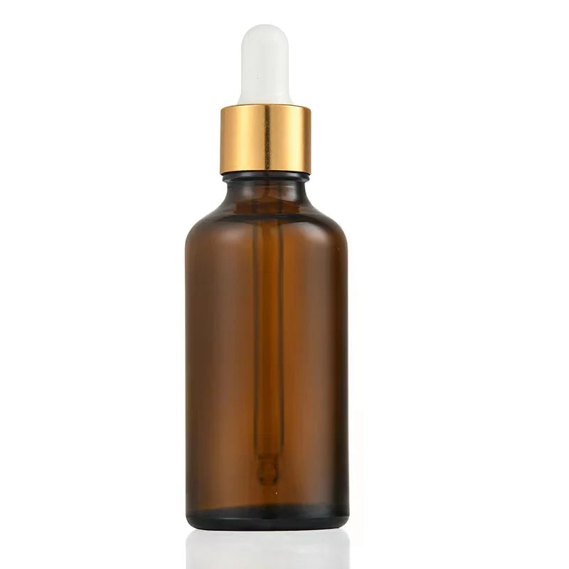 Low Price 1oz 2oz Amber Transparent Glass Dropper Bottle for Essential Oil Face Cream & Skin Care Cream 100pcs MOQ