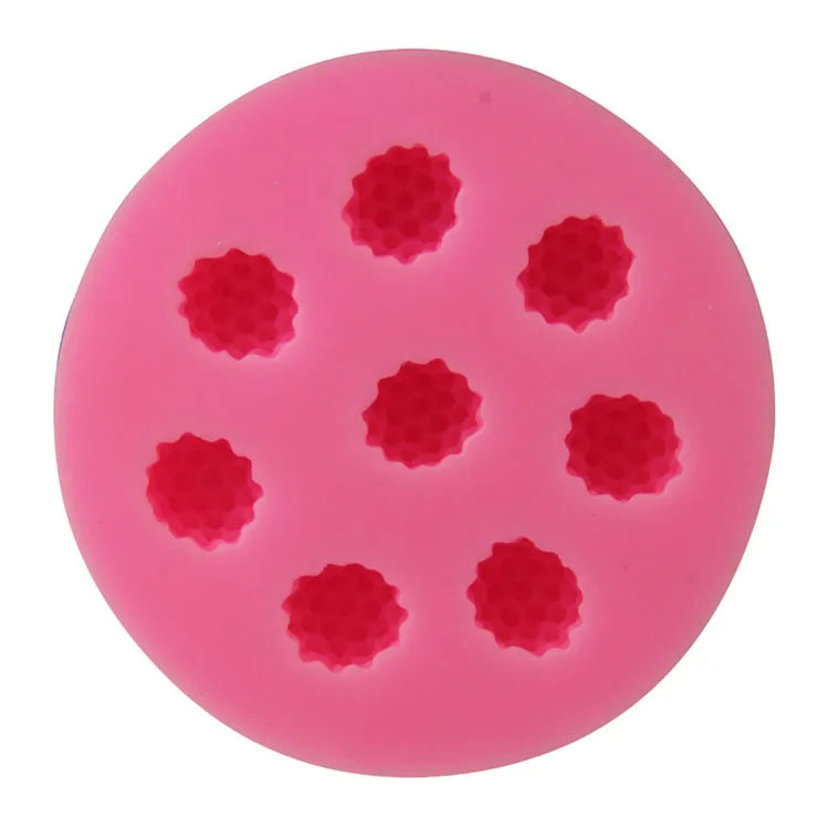 8 Cavity Eco-Friendly Fruit Shaped Soft Washable Silicone Mold for Soap Making-Microwave Freezer & Dishwasher Safe YLX SM71