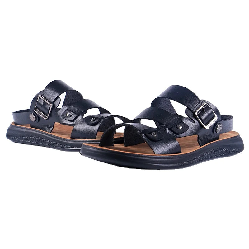 Men's Waterproof Soft Platform Microfiber Casual Winter Outdoor Sports Sandals