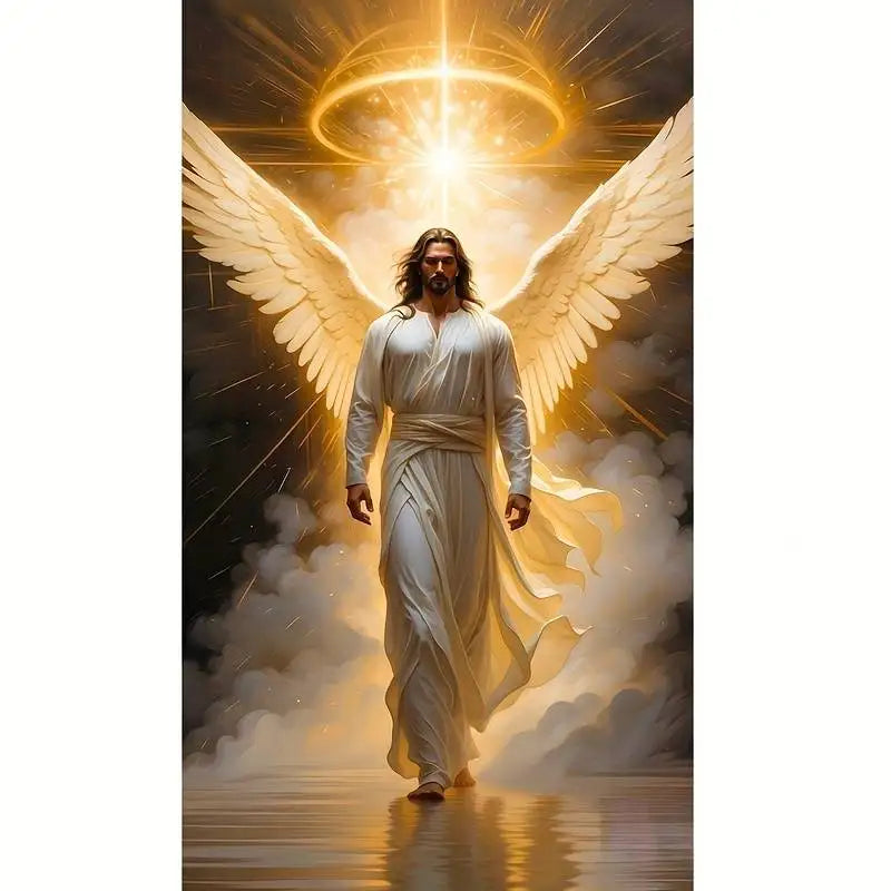 1PC DIY 30x40cm Priest Portrait Home Decor Diamond Painting Full Round 5D Acrylic Religious Theme Modern Diamond Painting Kit