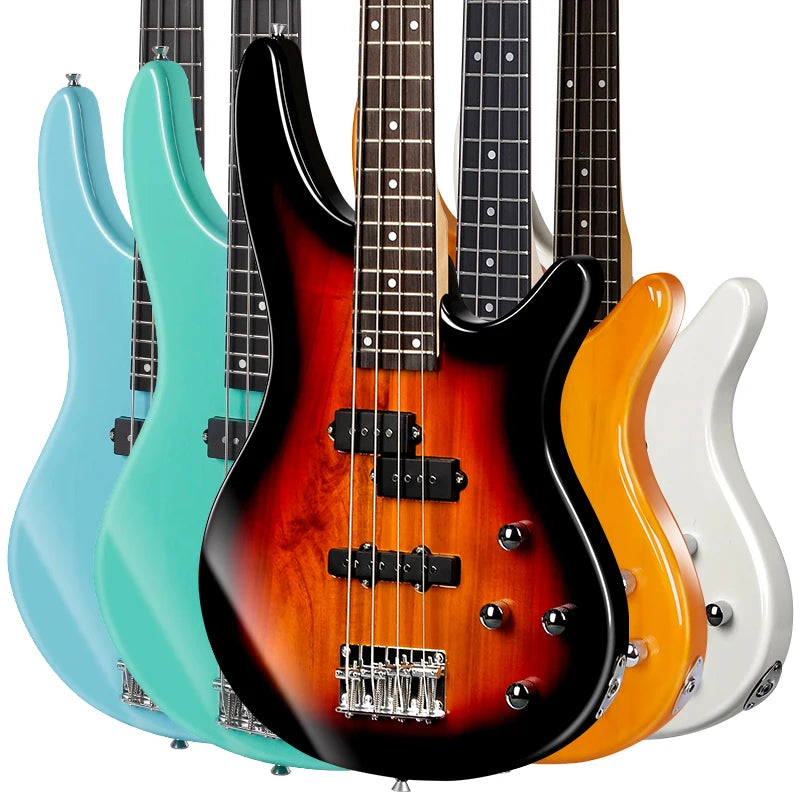 OEM/ODM Cheap 4 String Basswood Body Rosewood Fingerboard IB Electric Bass Guitar