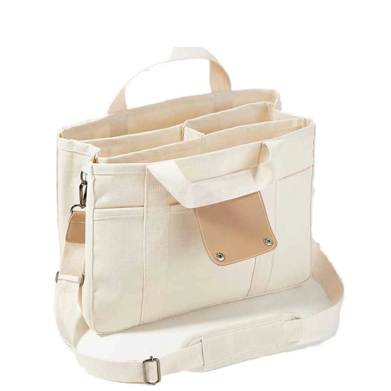 Customized Eco-Friendly  Large Tote Bag Thick Cotton Canvas Letter Pattern Foldable Oversized Casual Shopping Bag