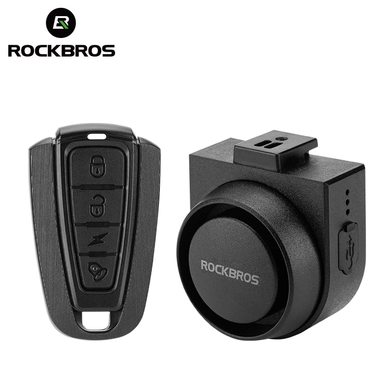 ROCKBROS Electric Alarm Bell Loud Sound Bicycle Handlebar Bell Bicycle Bell Bicycle Accessories