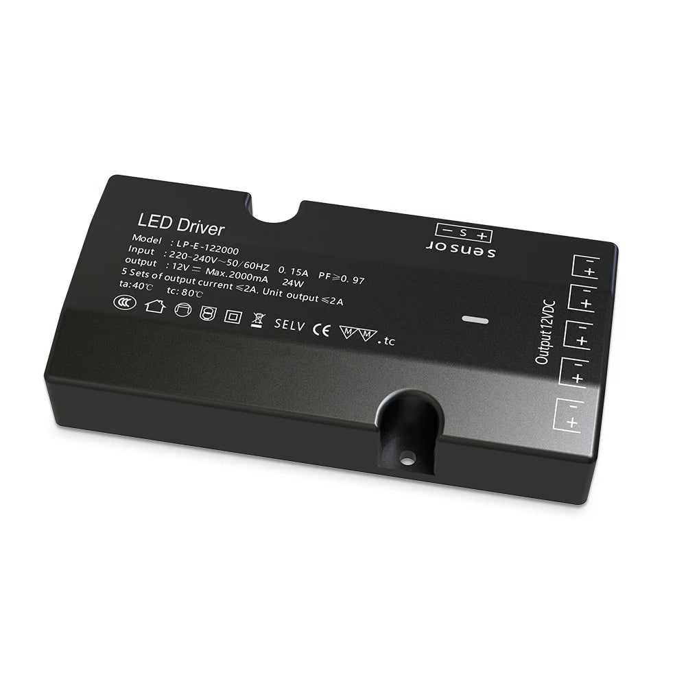 Hot Sales 24W Led Driving Power Supply  Multiple Wireless Sensors Low Calorific Value Driver