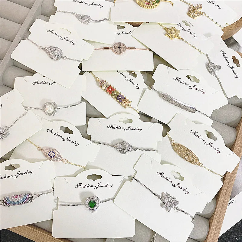 Wholesale Bracelet Korea New Products Little Girls Bracelet Bangles Gold Plated 14k Zircon Bracelet Lot Jewelry