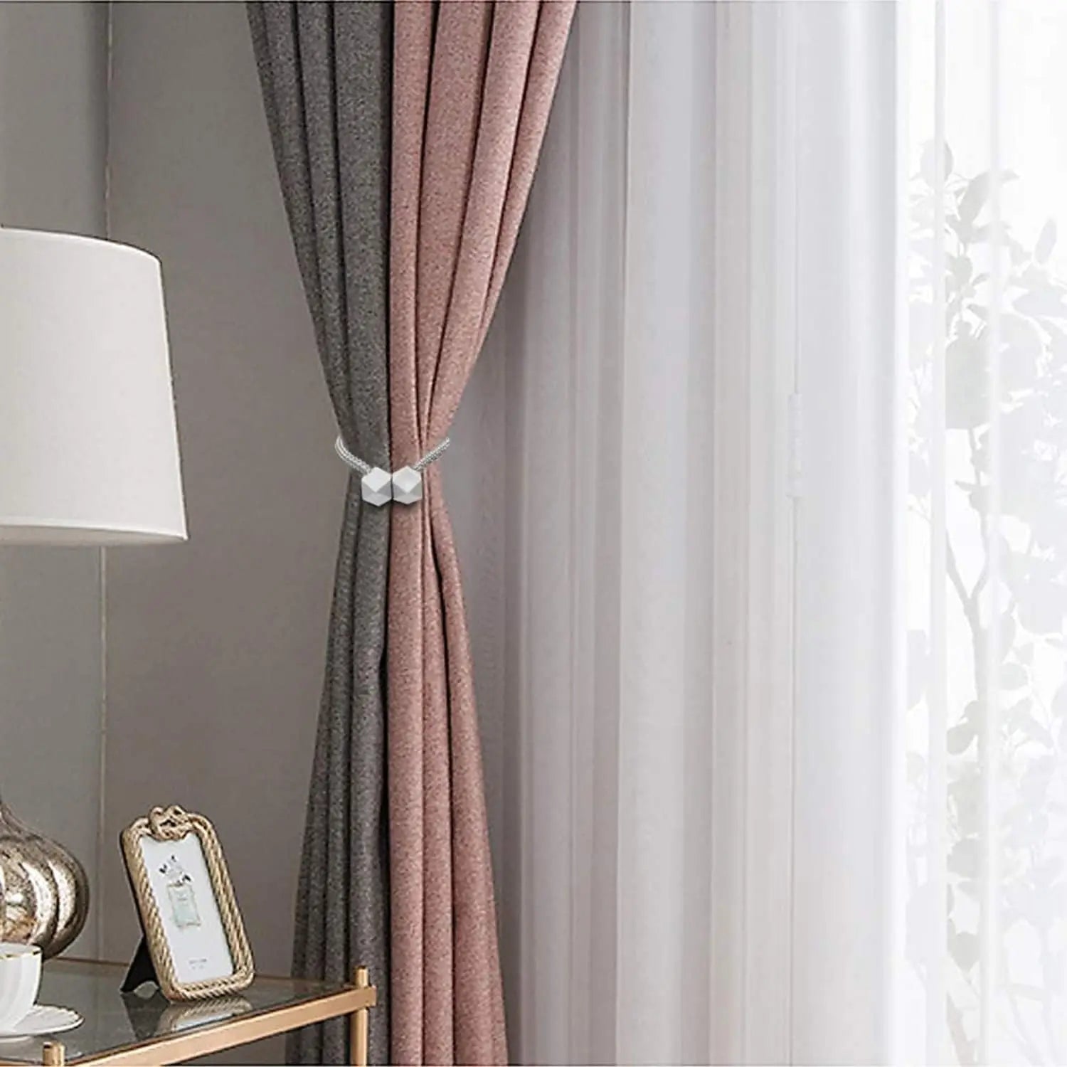 Stardeco Curtain Tiebacks Elegant Decorative Accessories Curtain Modern Rope Tiebacks for Drapes Window Curtain Holder Tiebac