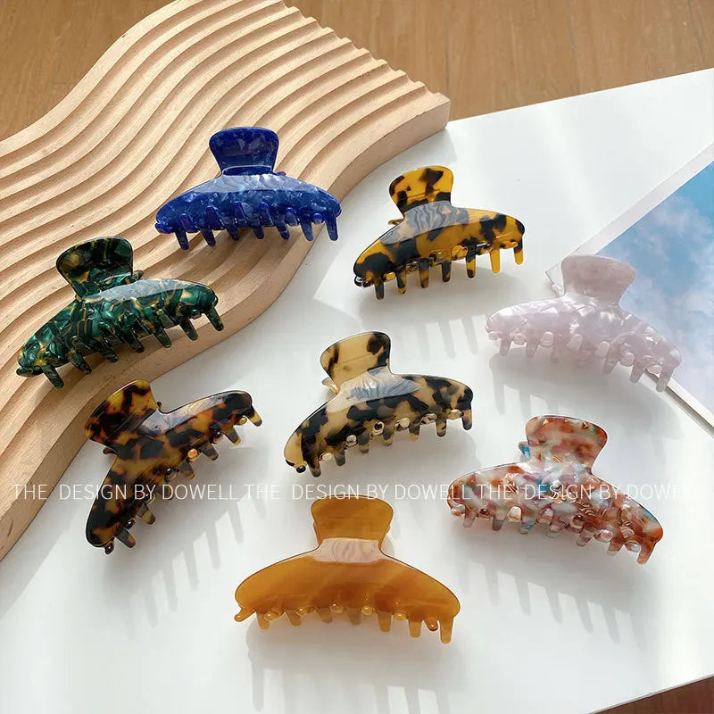 Large Hairgrip  Acetate Hair Custom Thick Hair Claw Clips for Women Claw Clips Custom Logo Accessories