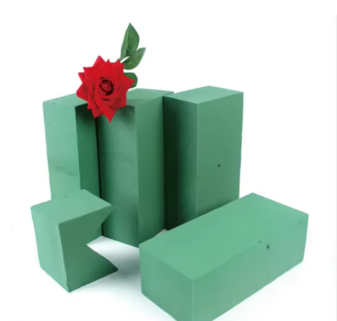 Wholesale Green Wedding Home Decor Artificial Plants Holder Dry Bricks Flower Mud Blocks Floral Foam