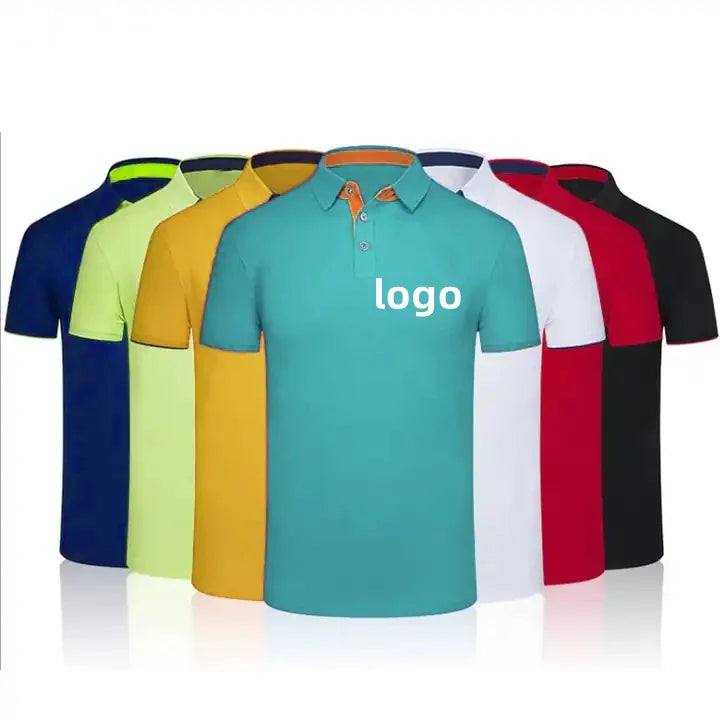 Custom Design Your Logo Polo Shirt Short Sleeve Men's Polyester Dry Man Polo T-shirt Shirts