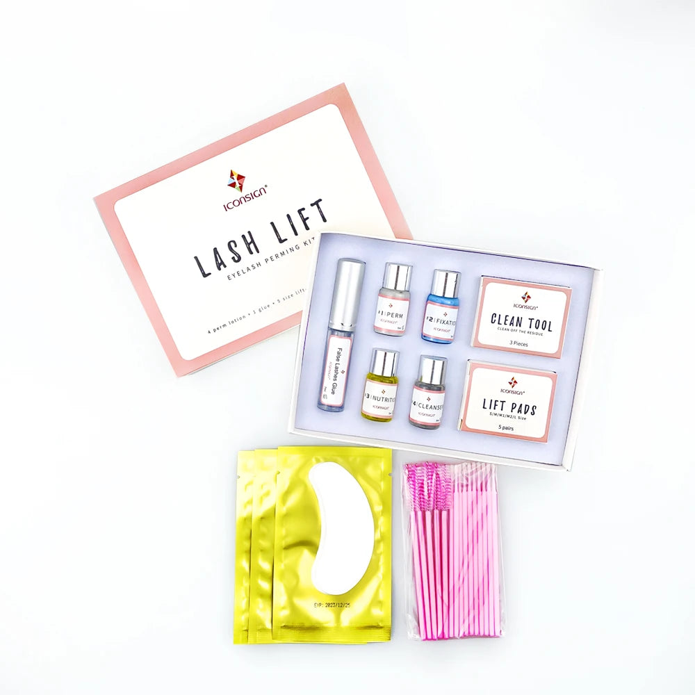 Iconsign Professional Eyelash Lift Brow Perm Lifting De Pestana Kit Wimper Lash Lift Perm Kit