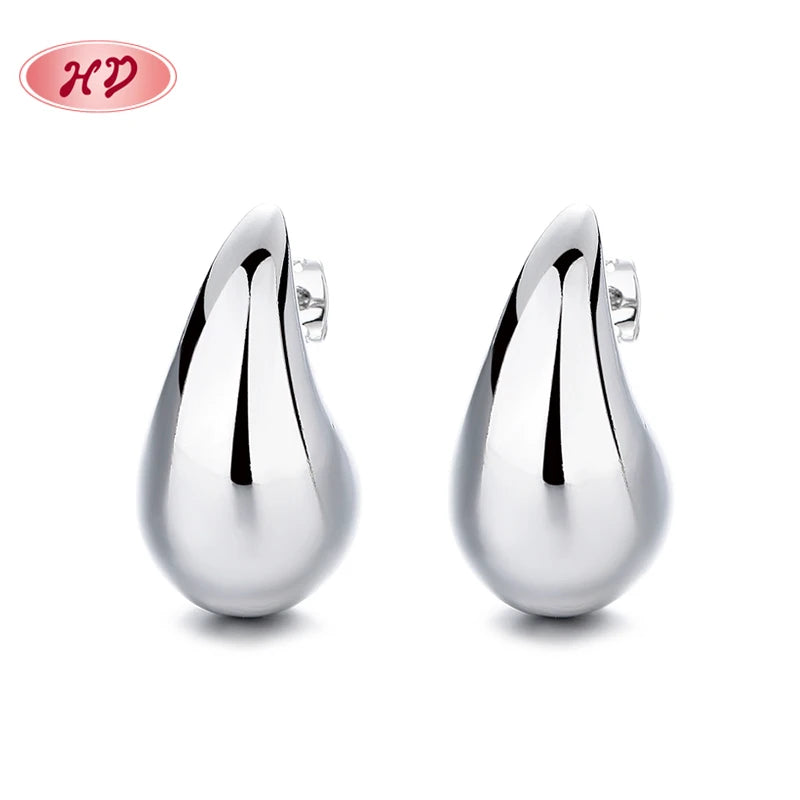 Promotion Gold Plated 18k Zirconia Womens Drop Earrings Anniversary Spiral Drop Earrings Fashion Jewelry for Women