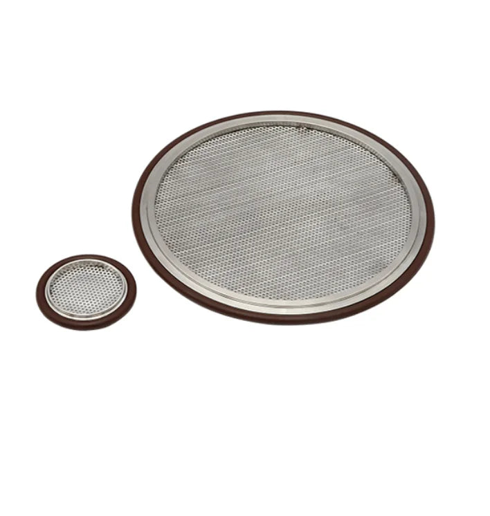 KF ISO Vacuum Stainless Steel+FKM Centering O-ring with Mesh