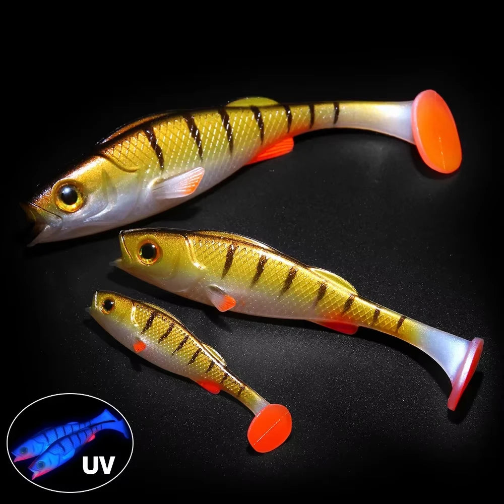 Spinpoler Soft Plastic Bait Pike Swimbait Soft Big Shad Lure Paddle Tail Wobbler Silicone Bait Perch Pike Zander Fishing Tack