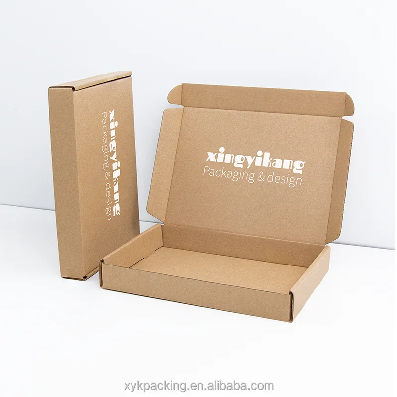 Free Design Color Corrugated Cardboard Paper Packaging Shipping Boxes for Luxury Branded