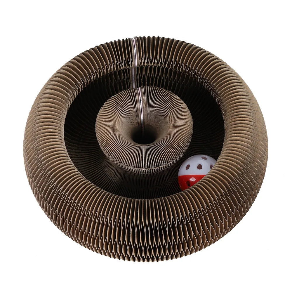 Bulk Order Price Eco-Friendly Magnetic Multivariable Corrugated Organ Cat Scratching Board Pet Supplies Cat Claw Wear Resista