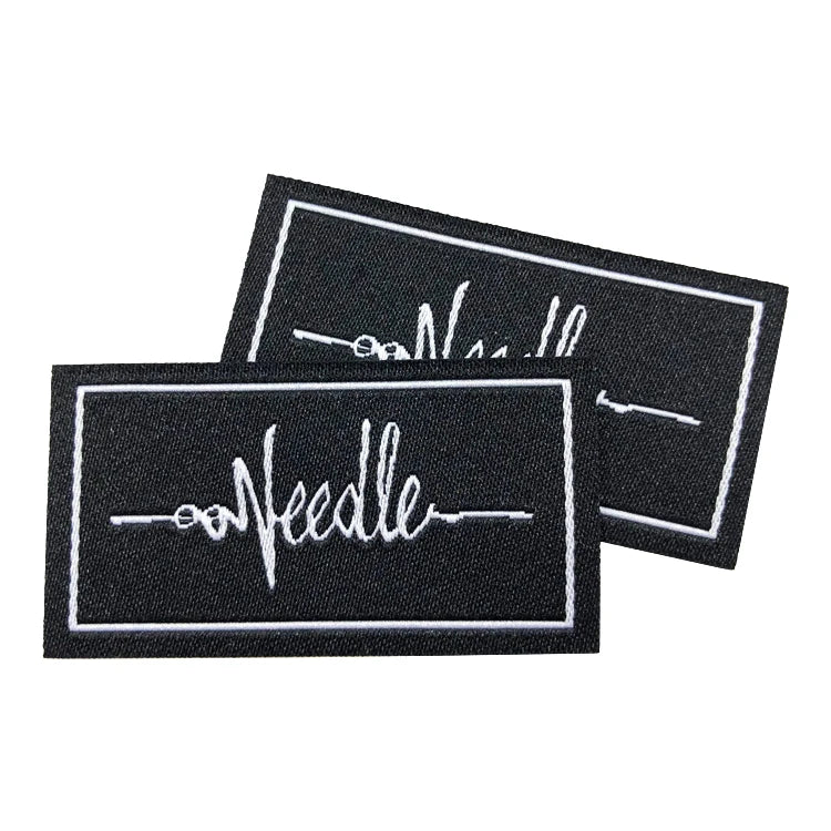 Woven Label for Clothing Custom Logo Woven Neck Label High Quality Soft Woven Sew Labels