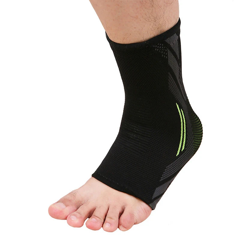 Elastic Knitted Injury Recovery Ankle Support Foot Sports Compression Sleeve for Joint Pain Brace
